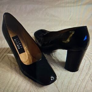 Stuart Weitzman Glossy Black Heels